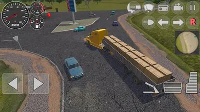 Baixe Hard Truck Driver Simulator 3D (MOD Dinheiro Infinito) para Android - Captura de tela 4