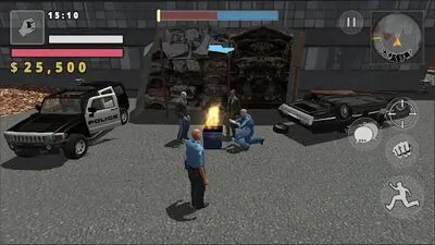 Baixe Police Cop Simulator: Gang War (MOD de Compras Gratuitas) para Android - Captura de tela 4