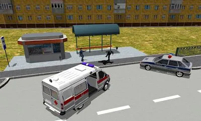 Baixe Ambulance Simulator 3D (MOD Premium Desbloqueado) para Android - Captura de tela 1