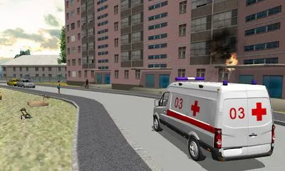 Baixe Ambulance Simulator 3D (MOD Premium Desbloqueado) para Android - Captura de tela 4