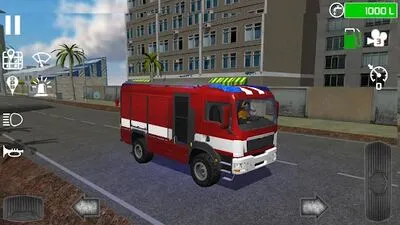 Baixe o Simulador de Caminhão de Bombeiros (MOD de Dinheiro Ilimitado) para Android - Captura de tela 3