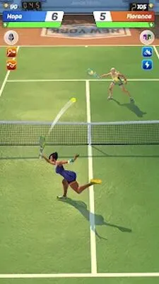 Baixe Tennis Clash: Jogo Multijogador (MOD de Moedas Ilimitadas) para Android - Captura de tela 1
