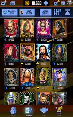 Baixe WWE SuperCard (MOD Dinheiro Infinito) para Android - Captura de tela 4