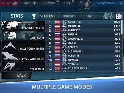 Baixe Ski Jumping Pro (MOD Dinheiro Infinito) para Android - Captura de tela 4