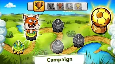 Baixe Puppet Soccer Zoo (MOD Premium Desbloqueado) para Android - Captura de tela 3