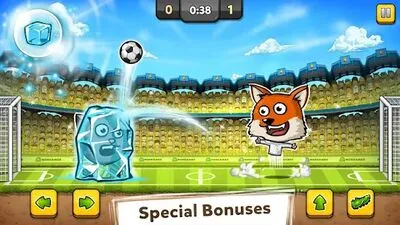 Baixe Puppet Soccer Zoo (MOD Premium Desbloqueado) para Android - Captura de tela 4