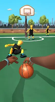 Baixe Dribble Hoops (MOD de Dinheiro Ilimitado) para Android - Captura de tela 1