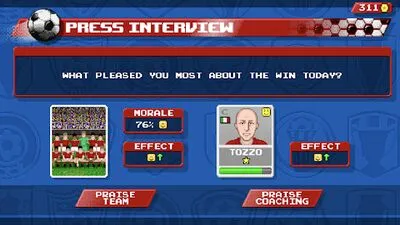 Baixe Retro Goal (MOD Dinheiro Infinito) para Android - Captura de tela 3