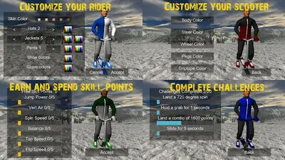 Baixe Snowscooter Freestyle Mountain (MOD de Moedas Ilimitadas) para Android - Captura de tela 2