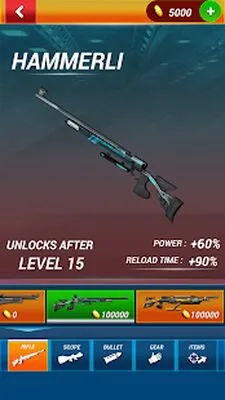 Baixe o Simulador de Tiro com Rifle 3D (MOD Dinheiro Ilimitado) para Android - Captura de tela 4