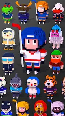 Baixe Blocky Hockey (MOD Premium Desbloqueado) para Android - Captura de tela 2