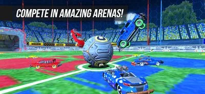 Baixe Rocket Soccer Derby (MOD de Dinheiro Infinito) para Android - Captura de tela 1