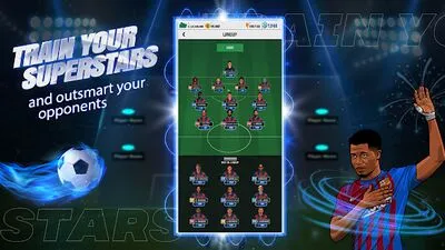 Baixe PRO Soccer Cup Fantasy Manager (MOD de Dinheiro Infinito) para Android - Captura de tela 1
