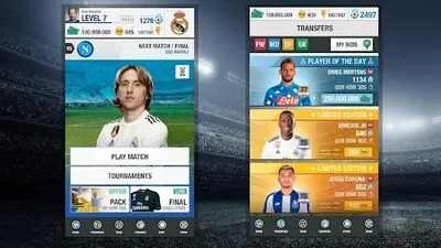 Baixe PRO Soccer Cup Fantasy Manager (MOD de Dinheiro Infinito) para Android - Captura de tela 4