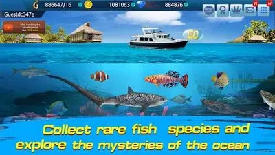 Baixe Fishing Championship (MOD de Compras Grátis) para Android - Captura de tela 1