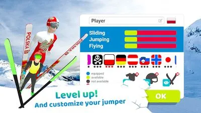 Baixe Ski Jump (MOD Dinheiro Infinito) para Android - Captura de tela 3
