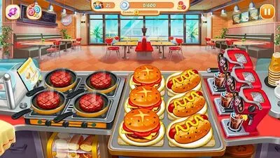 Baixe Crazy Diner: Jogo de Cozinha (MOD de Moedas Ilimitadas) para Android - Captura de tela 2