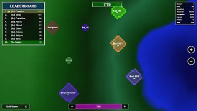 Baixe Territorial.io (MOD de Compras Grátis) para Android - Captura de tela 1