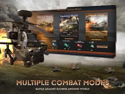 Baixe Clash of Panzer: Tank Battle (MOD de Compras Grátis) para Android - Captura de tela 1