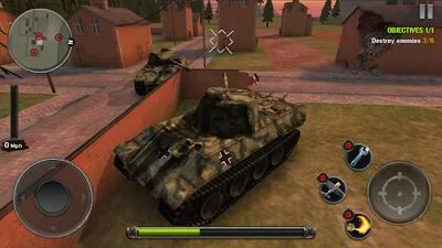 Baixe Tanks of Battle: World War 2 (MOD de Compras Grátis) para Android - Captura de tela 2