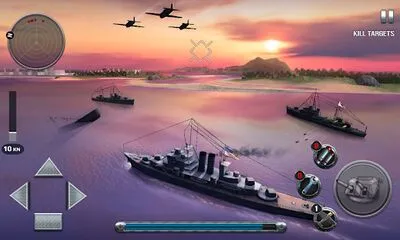 Baixe Ships of Battle: The Pacific (MOD com Moedas Ilimitadas) para Android - Captura de tela 1