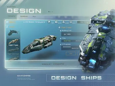 Baixe Nova Empire: Space Commander Battles in Galaxy War (MOD Premium Desbloqueado) para Android - Captura de tela 3