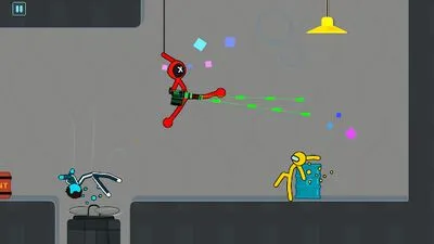 Baixe Stick-man Fight: Battle Games (MOD Dinheiro Infinito) para Android - Captura de tela 2