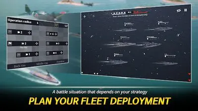 Baixe Warship Fleet Command: WW2 (Todos Desbloqueados MOD) para Android - Captura de tela 3