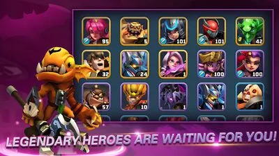 Baixe Heroes Brawl: Monster Clash (MOD de Dinheiro Infinito) para Android - Captura de tela 2