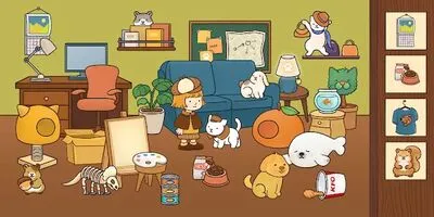 Baixe Detective Mio—Encontre Gatos Escondidos (Dinheiro Infinito MOD) para Android - Captura de tela 3