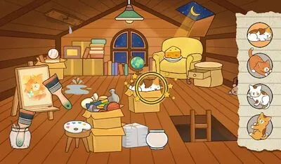 Baixe Detective Mio—Encontre Gatos Escondidos (Dinheiro Infinito MOD) para Android - Captura de tela 4