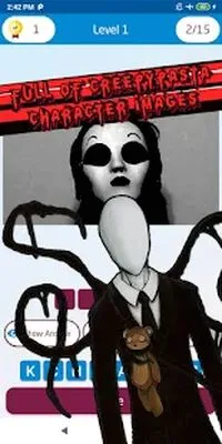 Baixe o quiz de creepypasta (MOD de Moedas Ilimitadas) para Android - Captura de tela 2