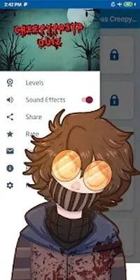 Baixe o quiz de creepypasta (MOD de Moedas Ilimitadas) para Android - Captura de tela 3
