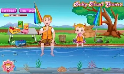 Baixe Baby Hazel Fishing Time (MOD de Moedas Ilimitadas) para Android - Captura de tela 1