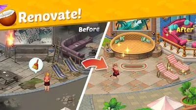 Baixe o Resort da Alice (MOD de Dinheiro Ilimitado) para Android - Captura de tela 2