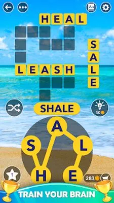 Baixe Word Cross: Jogos de Palavras Offline (MOD de Moedas Ilimitadas) para Android - Captura de tela 1