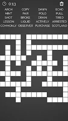 Baixe Crossword: Word Fill (MOD de Compras Grátis) para Android - Captura de tela 1
