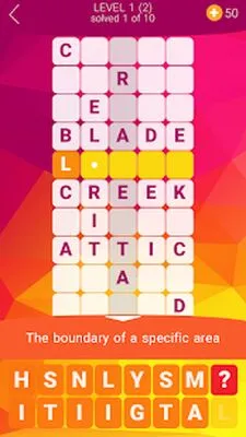 Baixe Word Tower Crosswords 2 (MOD Premium Desbloqueado) para Android - Captura de tela 2