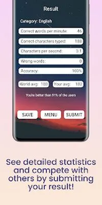 Baixe Fast Typing (MOD de Compras Grátis) para Android - Captura de tela 1