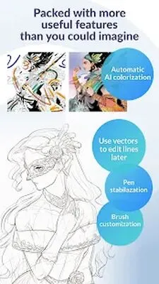 Baixe Clip Studio Paint (MOD Premium) para Android - Captura de tela 2