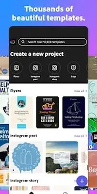Baixe o Creative Cloud Express: Design (Versão Pro MOD) para Android - Captura de tela 2