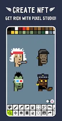 Baixe Pixel Studio: editor de pixel art (MOD Premium) para Android - Captura de tela 1