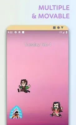 Baixe Anime Shimeji (MOD Grátis com Anúncios) para Android - Captura de tela 1