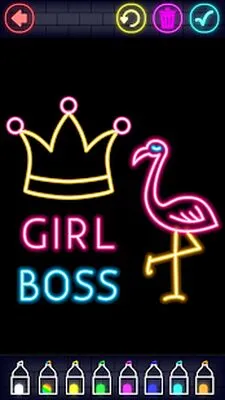 Baixe o Livro de Colorir e Desenhar Vestidos Brilhantes para Crianças (MOD Premium) para Android - Captura de tela 4