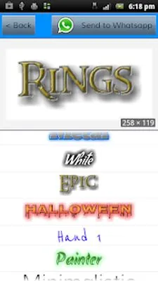 Baixe TextArt: Criador de Texto Legal (MOD Grátis com Anúncios) para Android - Captura de tela 1