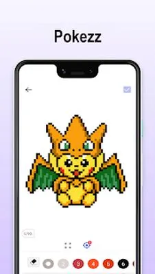 Baixe Pokepix Color By Number (MOD Grátis com Anúncios) para Android - Captura de tela 4