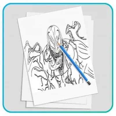 Baixe Como Desenhar o Super-Herói Venom (MOD Premium) para Android - Captura de tela 3