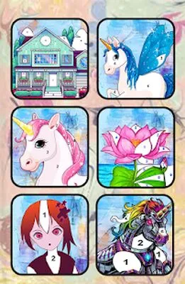 Baixe Tap.ly Coloring by Numbers – Livro de Pintura por Números (MOD Premium) para Android - Captura de tela 3