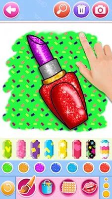 Baixe Glitter Lips com Jogo de Colorir Conjunto de Pincéis de Maquiagem (MOD Premium) para Android - Captura de tela 2