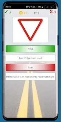 Baixe Road Traffic Signs Quiz (MOD Desbloqueado) para Android - Captura de tela 1